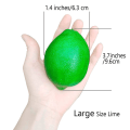 Miniatyrbilde 3 av 5: 5 stk Faux Limes, falske sitroner, naturtro kunstige limes, falske grønne sitroner Kunstig frukt Sitron Til hjemmekjøkken Festdekorasjon 5 stk (stor størrelse 3,5" Style 1