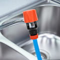 Miniatyrbilde 4 av 6: Universell Hageslangekobling: Oransje Kjøkkenkranadapter for Vanning