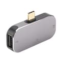 Miniatyrbillede 7 af 8: USB C Hub 3 i 1 Type C Han til DP USB A Type C Hun Dockingstation til Windows Android OS X