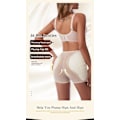 Miniatyrbild 2 av 5: Vadderade sömlösa Shapewear Hip Enhancer Underkläder Shaper Shorts Beige 3XL