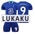 Miniatyrbild 1 av 2: Chelsea FC Barn Jersey för barn 2022/23 - Fotbollströja Fotboll Sport Barnkläder Lukaku No.9 S