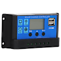 Miniatyrbilde 6 av 6: PWM solcellelader med LCD-skjerm for 10A 12V/24V strøm, automatisk gjenkjenningsfunksjon