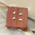 Miniatyrbillede 4 af 4: Lureen Metal Grillz Vampire Fangs Dracula Hip Hop Grills til dine tænder sliver 4 pcs