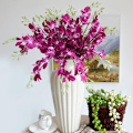 Miniatyrbilde 1 av 4: Enkelt Hvit Kunstig Orkide Blomst for Bryllup - 1 Pakke
