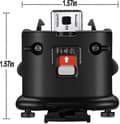 Miniatyrbilde 2 av 5: 2 Motion Plus-adaptere sensor for Wii Remote-kontroller, Motion Plus-adapterakseleratorerstatning for Wii Motion Plus-adapter – utmerket Black