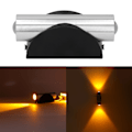 Miniatyrbilde 3 av 6: 2W Dobbelthodet LED Vegglampe for Hjemmebar og Verandadekor (AC85265V, Gult Lys)