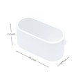 Miniatyrbild 1 av 5: Spegel Bärbar Makeup Organizer Box med LED-ljus C