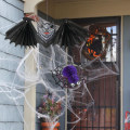 Miniatyrbild 3 av 5: Spindelfladdermus papper honeycomb hängande lykta prydnader Halloween 3