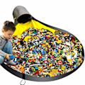Miniatyrbilde 3 av 5: Lekematte og oppbevaringskurv - 2-i-1 multicolor