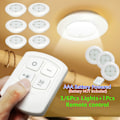 Miniatyrbillede 1 af 9: AAA-batteridrevet fjernbetjening LED-lys under skabslys 3Pcs Light with 1Pc Controller