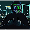 Miniatyrbild 2 av 5: Led Purge Mask Light Up Skrämmande mask för Cosplay kostym