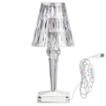 Miniatyrbilde 1 av 6: Elegant dimbar krystallbordlampe for enhver rominnredning