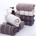 Miniatyrbild 3 av 5: 3-delad set av ren bomullshandduk, ansiktshandduk 3 colors 3pcs
