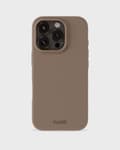 holdit iPhone 16 Pro Mobilskal Silikon Mocha Brown Brun Silikon