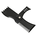 Miniatyrbild 7 av 8: Expert för gränsöverskridande operationer: White Barber Pencil Black Beard Stencil Guide Template Kit för trimning och skötsel av skäggform
