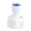Miniatyrbilde 4 av 6: 6-pakning hurtigkoblinger: 1/4\" OD til 1/2\" hun Push-In for omvendt osmose-filtre