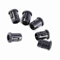 Miniatyrbillede 2 af 6: 5mm LED Sokkelklips - 50 Pak Sort Nylon Diodeholder Bezelmontering til Nem Installation