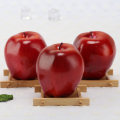 Miniatyrbild 1 av 2: 10st verklighetstrogna falska mörkröda äpple Simulering konstgjorda äpplen Set Fake Fruit
