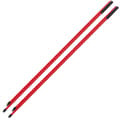 Glasfiber Golf Alignment Sticks 2 Sektioner Vikbara Golfriktningsindikatorstavar Hjälpmedel Röd