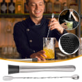 Miniatyrbillede 1 af 4: Bartending Citron Bartending Stick Knust Ishammer Cocktail Crushed Stick Bar Vinsæt Rustfrit stål Pounding Popsicle Sæt