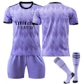 Miniatyrbillede 1 af 2: Ny sæson 2022-2023 Real adrid fodboldtrøje fodbolddragter Unnumbered M
