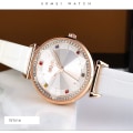 Miniatyrbild 2 av 5: Watch Läder Elegant Quartz Vattentät Armbandsur White