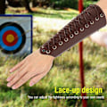 Miniatyrbild 3 av 5: Archery Arm Guard, unisex skyddande läderbåge