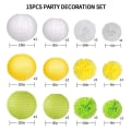 Miniatyrbild 2 av 4: Papper Blomma Ball Papper Lykta Set Party Bröllop Dekoration
