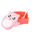 Miniatyrbild 5 av 5: Bärbar matlåda Matsäker förvaringsbehållare för mikrovågsugn Pink