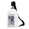Miniatyrbillede 1 af 2: Casual PVC forseglet crossbody-taljetaske White