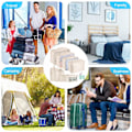 Miniatyrbild 5 av 5: 【DENGTU】8-pack Organizer Set för Resväskor, Förvaringsväskor, Packningskuber, Reseväskor, Presenter Beige