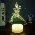 Miniatyrbild 2 av 3: Ultraman Daquan 3D Nattljus USB Touch Färgglad skrivbordslampa Charging base: touch controller Nine