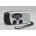Miniatyrbild 1 av 5: Vevradio 2000mAh powerbank, solbatteri, ficklampa silver gray