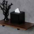 Miniatyrbild 3 av 5: Square Tissue Box Pu Läder Tissue Box Hållare