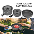 Miniatyrbilde 3 av 6: Camping- og piknikksett for matlaging for 2-3 personer - Perfekt for utendørs grilling!
