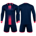 Miniatyrbilde 1 av 7: 1 sett spesialtilpasset fotballdrakt menn gutter fotballtøysett langermet fotballuniform Voksen keepersportsdress for barn treningsdress royal blue Kid Size 3XS