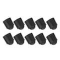 Miniatyrbillede 4 af 8: 10 stk. Pool Cue Tip Gummibeskyttelse Billardkøer Stick Protection Cap Tilbehør (sort)