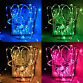 Miniatyrbild 3 av 4: 16-färgs fjärrkontroll ljusslinga RGB färgglada rörljus USB type 12 meters 100 lights