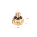 Miniatyrbilde 2 av 6: 20-pakning 0,4 mm messingdyser for hagekjølesystemer med 10/24 UNC-fester