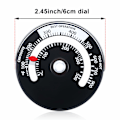 Miniatyrbild 2 av 5: Magnetisk vedspistermometer Brandugnstemperaturmätare