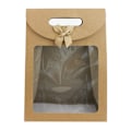 Miniatyrbillede 2 af 4: Stærk papirstand-up gavepose, 26 cm x 19 cm x 9 cm pakke med 12
