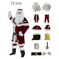 Miniatyrbild 5 av 5: Tomtekostym Jultomtekostym för män Julset Set