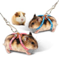 Miniatyrbillede 1 af 2: Lille kæledyr Justerbar Blød Sele Snor Fugl Papegøje Mus Hamster Ildere Rotte Purple
