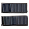 Miniatyrbillede 5 af 6: 2 STK 45MA 5V Mini Solpaneler - Effektive 3.7V Polykrystallinske Celler med Høj Konverteringseffektivitet