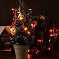 Miniatyrbild 4 av 5: 2,5 m Christmas Berry Beaded Garland String Light