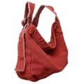Miniatyrbild 1 av 5: Tvättbar canvasväska, utsliten axelväska, enkel messenger bag red