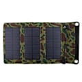 Miniatyrbild 5 av 6: 5W 5V Vattentät Vikbar Solcellsladdare - Portabel USB Powerbank för Utomhusbruk