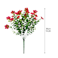 Miniatyrbillede 2 af 4: 36 cm Røde Udendørs Kunstige Blomster i Plastik