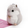 Miniatyrbillede 4 af 4: Yndig Plys Hamster Nøglering Charm til Håndtasker og Tilbehør