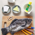 Miniatyrbild 4 av 5: Simulering Fiskformad case Vattentät myntväska